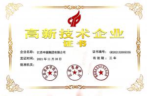 2021年抖圈高新手艺企业证书